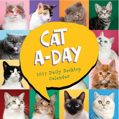 Cat A Day 2027 Desk Calendar