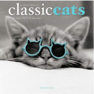 Classic Cats 2027 Mini Wall Calendar