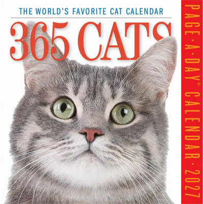 365 Cats 2027 Page-A-Day Desk Calendar