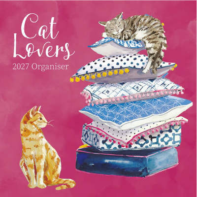 Cat Lovers Organiser 2027 Wall Calendar