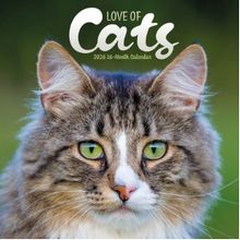 Love of Cats 2026 Wall Calendar