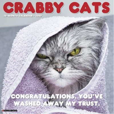 Crabby Cats 2027 Wall Calendar