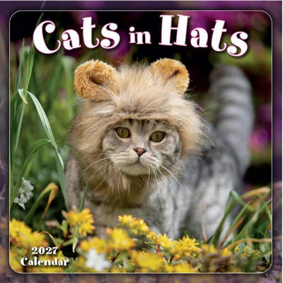 Cats in Hats 2027 Mini Wall Calendar