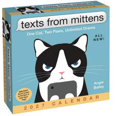 Texts from Mittens the Cat 2027 Desk Calendar