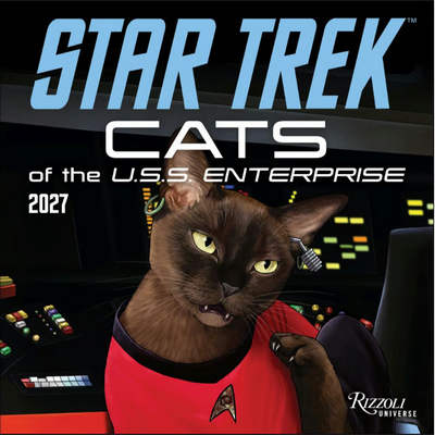 Star Trek Cats of the USS Enterprise 2027 Wall Calendar