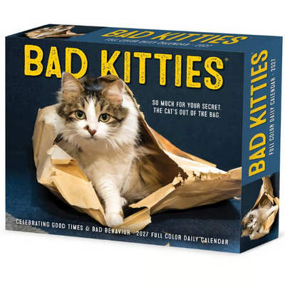 Bad Kitties 2027 Desk Calendar