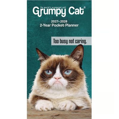 Grumpy Cat 2027 2 Year Pocket Planner