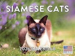 Siamese Cats 2026 Wall Calendar