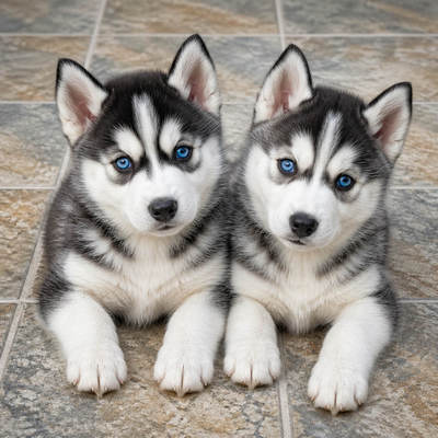 Siberian Husky Puppy Calendars