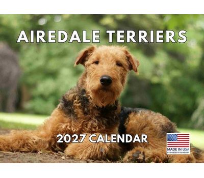Airedale Terriers 2027 Calendar