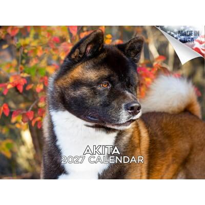 Akita 2027 Wall Calendar