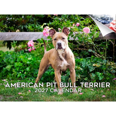 American Pit Bull Terrier 2027 Wall Calendar