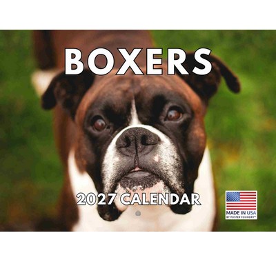Boxers 2027 Wall Calendar