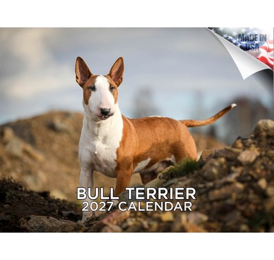 Bull Terrier 2027 Wall Calendar
