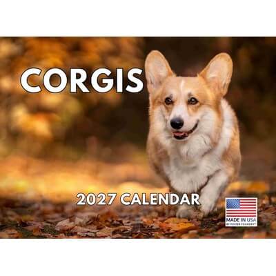 Corgis 2027 Wall Calendar