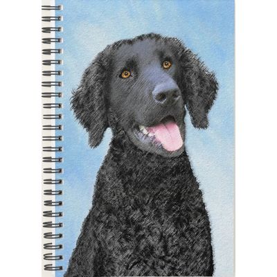 Curly-Coated Retriever Painting - Original Dog Art Planner