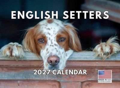English Setter 2027 Wall Calendar