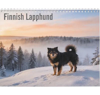 Finnish Lapphund 2027 Wall Calendar