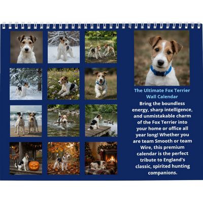 Fox Terrier 2027 Wall Calendar