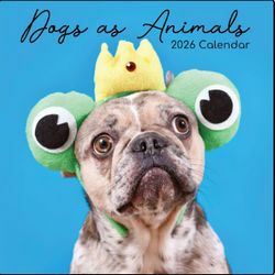 Dogs as Animals 2026 Wall Calendar