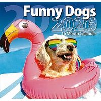 Funny Dogs 2026 Wall Calendar