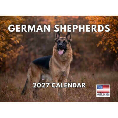 German Shepherds 2027 Wall Calendar