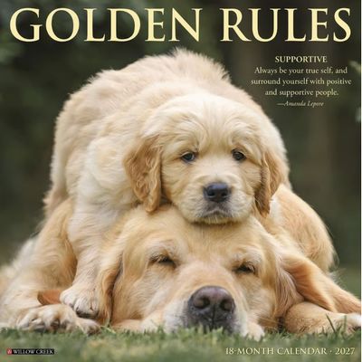 Golden Rules 2027 Wall Calendar