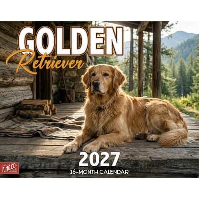 Golden Retrievers 2027 Calendar