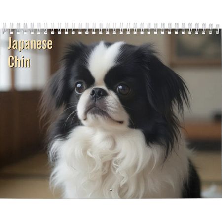 Japanese Chin 2027 Calendar