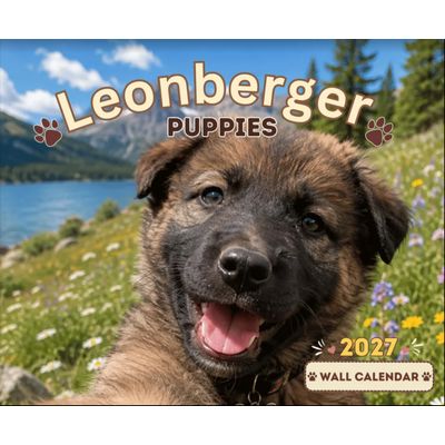 Leonberger Puppies 2027 Calendar