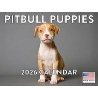 Pit Bull Puppies 2026 Calendar