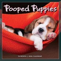 Pooped Puppies 2026 Wall Calendar