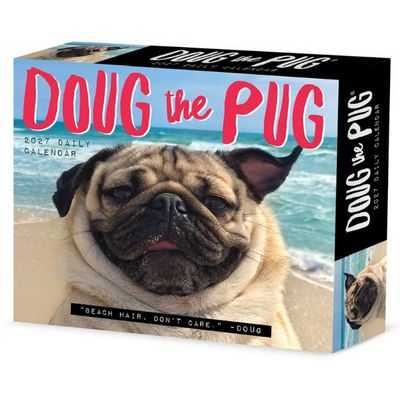 Doug the Pug 2027 Desk Calendar