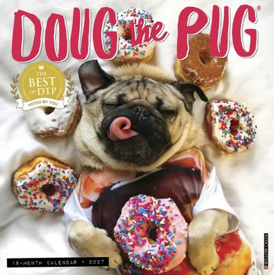 Doug the Pug 2027 Wall Calendar