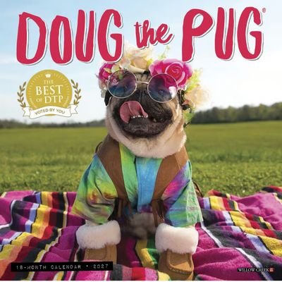 Doug the Pug 2027 Mini Wall Calendar