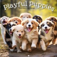 Playful Puppies Photo 2026 Mini Wall Calendar