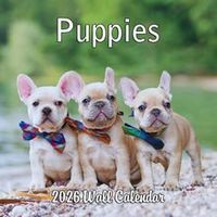 Puppies 2026 Wall Calendar by Sueellen Ross