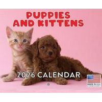 Puppies and Kittens 2026 Calendar