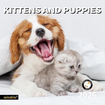 Puppies and Kittens 2026 Calendar