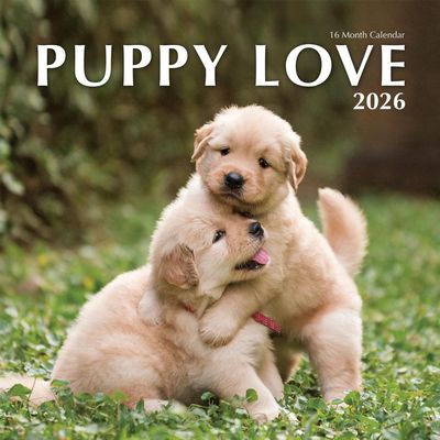 Puppy Love 2026 Wall Calendar