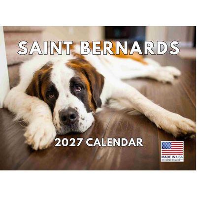 Saint Bernards 2027 Calendar