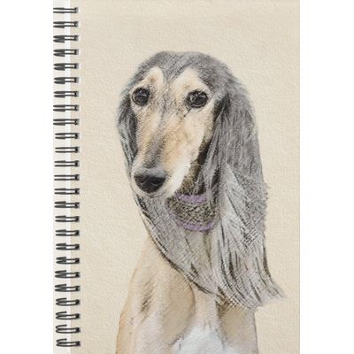 Saluki (Fawn) Painting - Cute Original Dog Art Planner