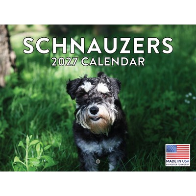 Just Schnauzers 2027 Calendar