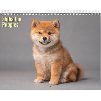 Shiba Inu Puppies 2027 Calendar