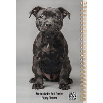 2027 Staffordshire Bull Terrier Puppy Planner