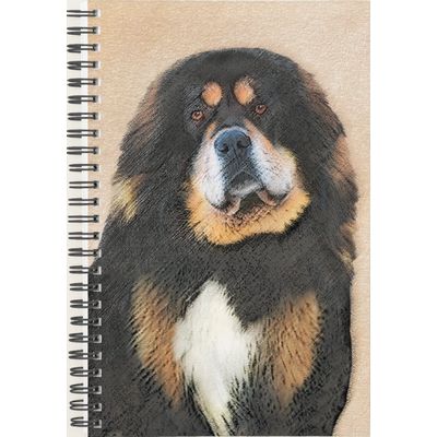 Tibetan Mastiff Painting - Cute Original Dog Art Planner