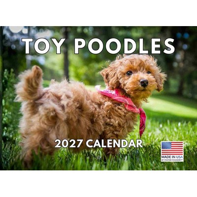 Toy Poodles 2027 Wall Calendar