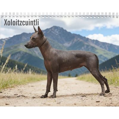 Xoloitzcuintli 2027 Wall Calendar
