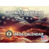 God Bless America 2026 Calendar