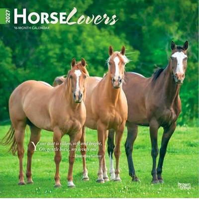 Horse Lovers 2027 Wall Calendar
